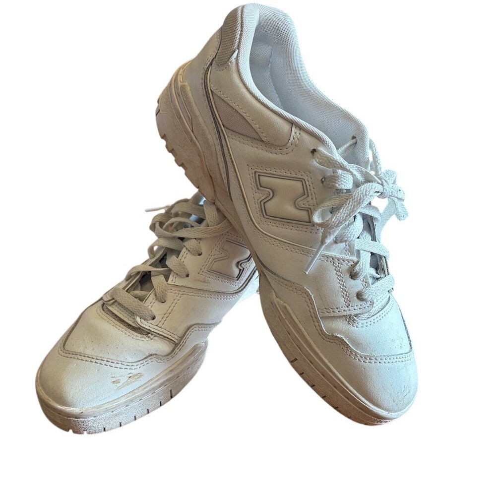 New Balance 550 Low Top Sneakers Unisex White Lace Up Retro